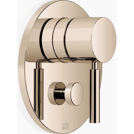 Dornbracht mitigeur monocommandé encastré avec inverseur, plaques (1/4)