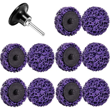 CCYKXA 10PCS 50mm CSD Cleaning Disc - Used for Surface Treatment or Stripping, Removes Rust, Weld Paint and Oxidized Surfaces (10 Pieces - 50mm) (1/5)