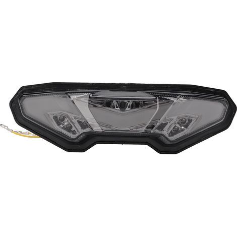 Yctze Feu Arrière LED pour Moto Multifonction Étanche IP67 Économie D'énergie Feu Arrière LED Feu de Freinage Clignotant pour 2013-2017 MT-09 FZ-09, 2016 Tracer 900 700 (coquille noircie). (1/5)