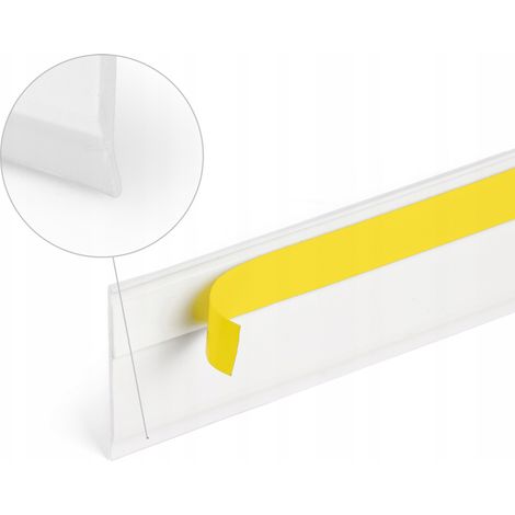 DQ-PP baguette fenêtre avec lèvre blanche 5m 30mm