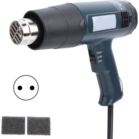 Professionelles 1600-W-Heißluftgebläse GJ-3A, einstellbare Temperatur, für den industriellen Einsatz, mit 220-V-EU-Stecker