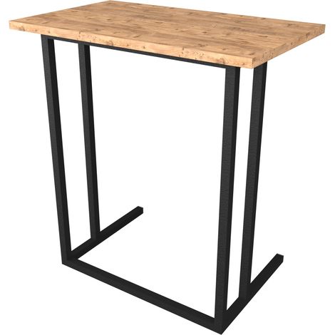 Mesa auxiliar 65,5 x 60 x 35,5 cm efecto roble 030008607 (1/2)