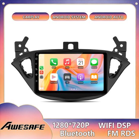 AWESAFE Autoradio Android 13 para Opel Corsa E (2015-2019) 4GB+64GB Pantalla Táctil de 9'' CarPlay GPS WiFi Bluetooth Android Auto (1/5)