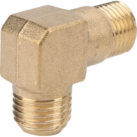 Coude à 90° en laiton G1/4xM14 pour compresseur, accessoires de pompe à air et raccords de tuyauterie (1/5)