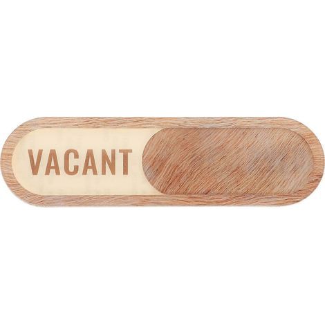 Acryl-Schild „Reserviert“, Sichtschutzschild für Schiebetüren, Hinweisschild für Restaurant/Konferenzraum – 17,7 x 5 x 0,5 cm (1/4)