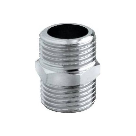 TÉTINES DOUBLES EN LAITON CHROMÉ Taille : 1/8