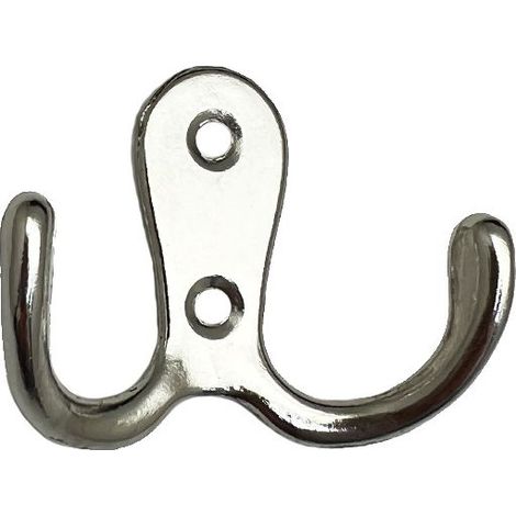 (Silber) Set mit 6 Retro-Garderobenhaken, Retro-Wandhaken, Türhaken aus Metall für Badezimmer, Küche, Schlafzimmer, Eingangsbereich (1/5)