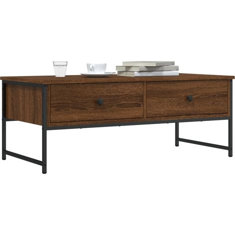 Couchtisch Braun Eichen-Optik 101x49x39,5 cm Holzwerkstoff
