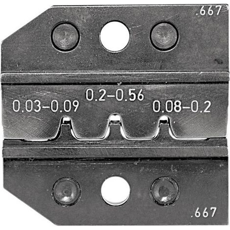 [GEBRAUCHT] B-Ware Rennsteig Werkzeuge 624 667 Crimpeinsatz 12.667 Gerollte Und Gestanzte Verbinder