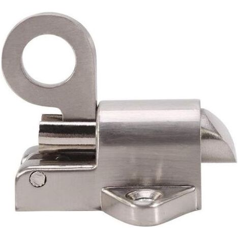 Verrou à Ressort de Sécurité en Alliage de Zinc Pull Bague Bounce Boulon de Porte pour Abri de Jardin de Fenêtre Portail Toilettes Chambre à Coucher (1/5)