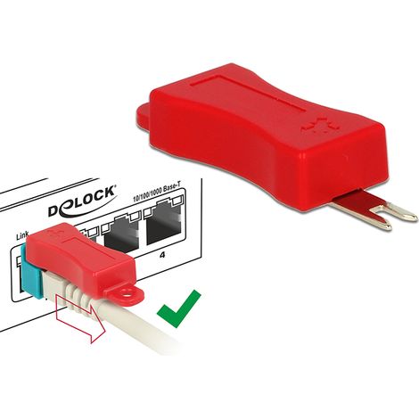 Delock Juego de arranque para clips de seguridad RJ45 40 piezas
