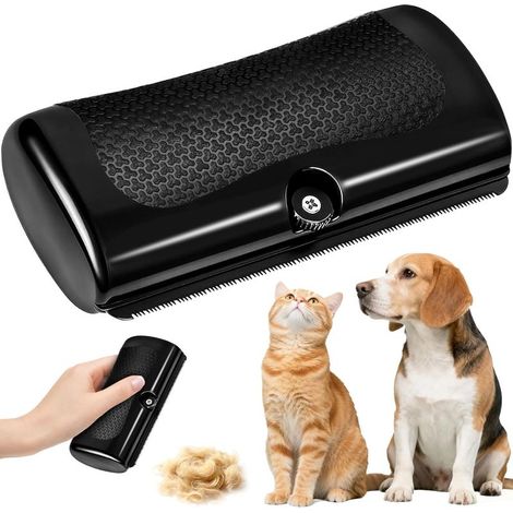 Brosse Chien, Peigne à épiler pour chiens et chats, Brosse pour animaux de compagnie, Comb de Toilettage Canin Chat Professionnel, Élimine Sous Poil et Poils Morts (1/5)