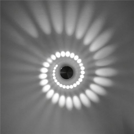 Applique murale LED d'intérieur, lampe décorative moderne en aluminium 3W pour chambre d'enfant, couloir, hôtel, restaurant, cuisine, salle à manger