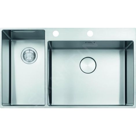 Franke Box Center - Évier BWX 220/620-54-27/2, 860x510 mm, inox 127.0538.260 (1/5)