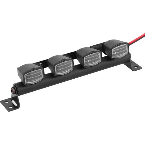 Barre lumineuse LED pour toit de voiture RC Crawler à l'échelle 1/10, compatible avec TRX4 90046 SCX10. (1/5)