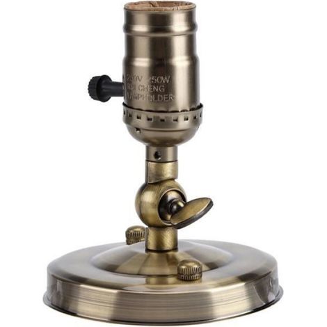 Applique murale - - Vintage E27 - Bronze - Interrupteur - Intérieur 220V (1/4)