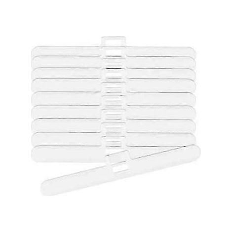 Lot de 50 supports supérieurs pour stores verticaux à lamelles de 89 mm (3,5 pouces), blancs, pièces de rechange pour réparation (1/3)
