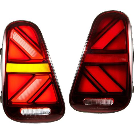 Juego de luces traseras, actualización LED, rendimiento mejorado, rojo. (1/2)