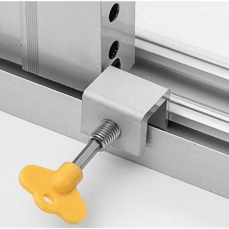 Serrure Fenetre Coulissante - Alliage D Aluminium - Pour Fenetres Et Portes Coulissantes - 4 Pieces (1/4)