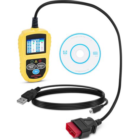 Scanner diagnostico per auto OBD2 8-18V VIN / ID / CVN / PCM / ECU (1/3)