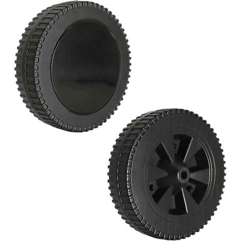 KINCJON Lot de 2 roues universelles pour barbecue, résistantes au sable et durables, 18 cm (7 pouces), pour diable de cuisine, camping, terrasse et barbecue. (1/5)