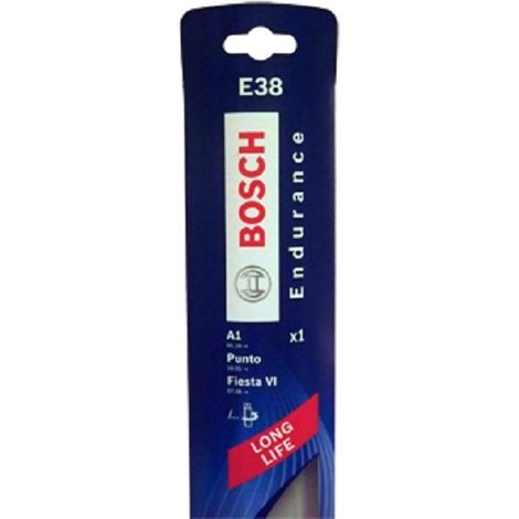 Bosch – Essuie-glace avant 380mm – Technologie Endurance pour durabilité accrue – Structure aérodynamique pour performance silencieuse (1/4)