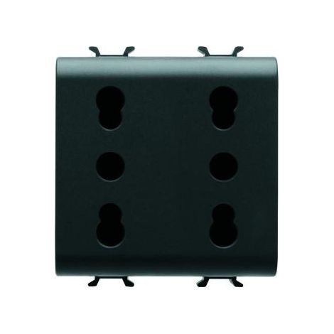 PR. D. 2P+T 16A P17-11 BIV STD I/D NOIRE GEWISS GW12208