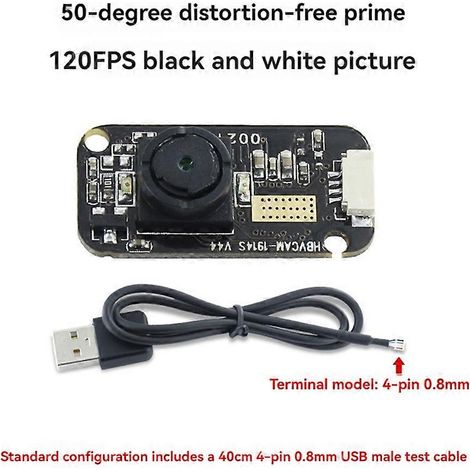 Module caméra USB GC0308, 120 images par seconde, capteur 30 mégapixels, vidéo dynamique, niveau de noir de 50 degrés. (1/5)