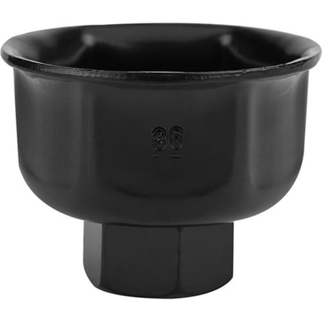 Clé à filtre à huile de 36 mm (3/8") pour voiture, outil d'extraction de bouchon avec douille pour X5 A6L A8L (1/5)