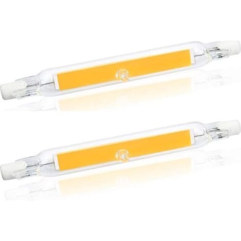 5W R7S 78mm J78 COB Filament LED Bulb, 500 Lumens 360 Degree Halogen Lamp Equivalent to 30W, 48W, 50W, Perfect for Home, Kitchen, Room, Balcony, Office etc. (2 Pack, Cool White 6000K) [Energy Cl