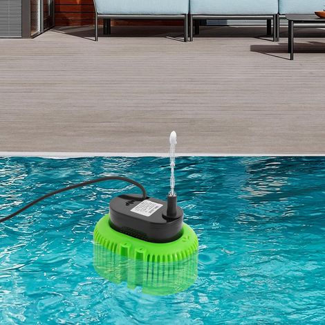 Pool Pumpe 75W Planschbecken Filterpumpe mit Wasserleitung, Anschlüsse, IPX8 Filterpumpe Pool für Teiche, Schwimmbäder, Springbrunnen, Aquarien, landwirtschaftliche Bewässerung