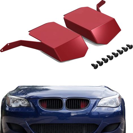 Entrées d'air, Aluminium durable, Performance moteur améliorée, Rouge (1/2)