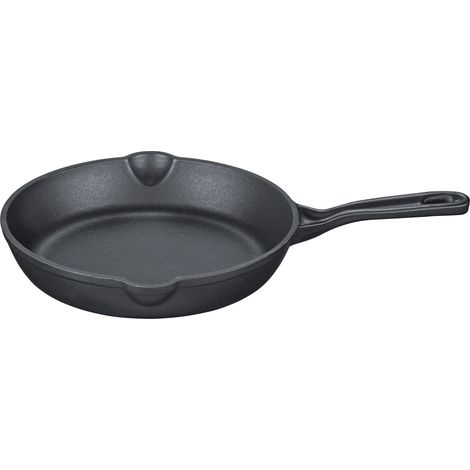 Sartén de hierro fundido, 20 cm de diámetro, negra / Kuchenprofi (1/2)