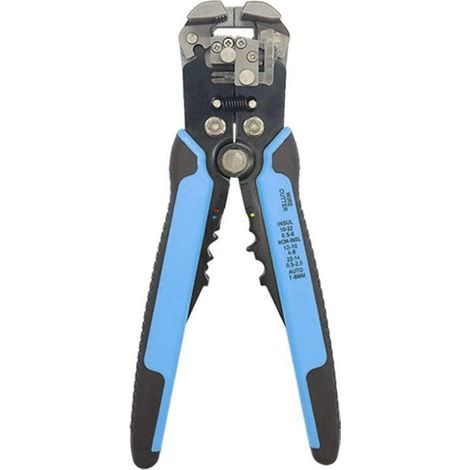 Pince à Dénuder-Dénudeur Automatique 3 en 1, Utilisé pour Dénuder, Couper et Sertir des Câbles d'un Diamètre de 0,2 à 6 mm², Pince à Sertir pour Cosses Isolées et Non Isolées(1pc) (1/3)