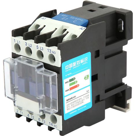 Contacteur à montage sur rail CJX2-1210, électrique industriel (48 V AC) (1/5)