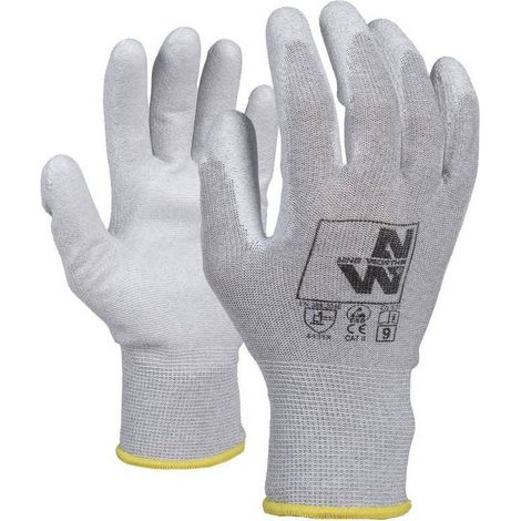 Gants de Travail Broxa - Taille 11 - Blanc - Résistant et Confortable - D-Work