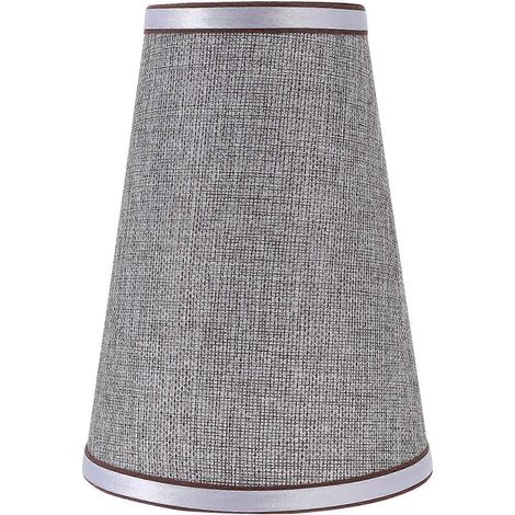 Abat-jour pour lampe de bureau E14, abat-jour moderne, abat-jour en tissu à faire soi-même (1/5)