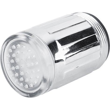LED-Küchenarmatur mit Temperatursensor, 3 automatische Farben – ändert die Farbe je nach Warm-/Kaltwassertemperatur