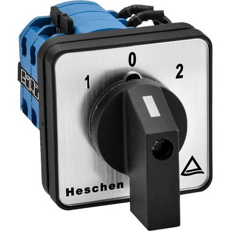 Universal Cam Switch 20A 660V, SZW26-20/ZC.VV.3 Reversible Switch 3 Position (1-0-2), 3 Phase Rotary Switch Pre-Wired with 12 Terminals for Motor Control (1/5)