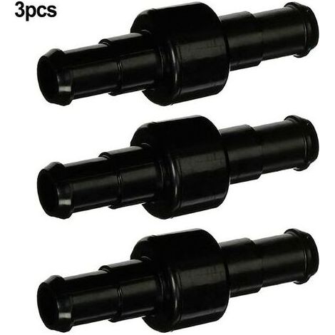 D20 Lot de 3 Raccords Rotatifs pour Tuyau D'arrosage avec 6 Embouts D15 Compatibles avec Zodiac Polaris 180 280 380 Robot Nettoyeur Piscine noir (1/5)