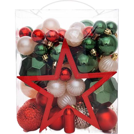 Boule de Noël Suspensions Décoratives Sphériques Colorées - (1/5)