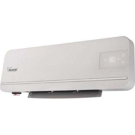 termoventilatore ptc a parete bimar "hp 131" con wifi bianco 2000 w