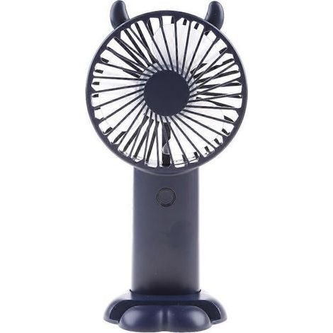 Ventilateur portable silencieux, mini ventilateur rechargeable USB avec 5 vitesses et écran LCD (1/5)