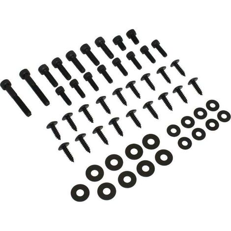 Kit de vis de carrosserie carénage capotage acier noir compatible avec MBK booster NG Rocket Yamaha Bump Spy Scooter moto