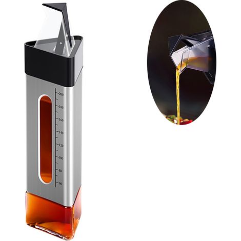 Distributeur d'huile rechargeable avec graduations, pulvérisateur à vinaigre et huile pour cuisine et barbecue