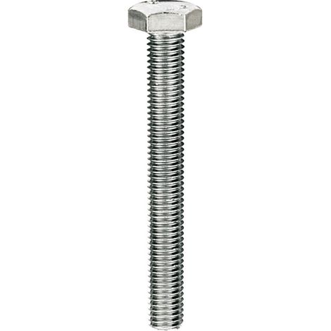 Viti per metallo testa esagonale inox M6 x 40 - 8 pz.