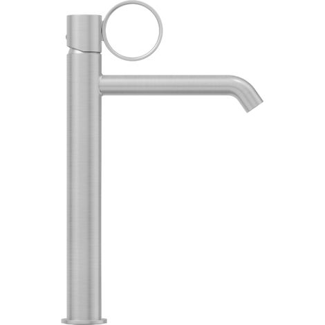 JACOB DELAFON Vivienne mezclador alto de lavabo cromo cepillado con aro cromo cepillado (1/5)