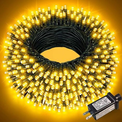 Guirlande Lumineuse Noël LED 30m Étanche 8 Modes - Décoration Intérieur Extérieur pour Arbre Maison Mariage Patio-lumière chaude- (1/5)