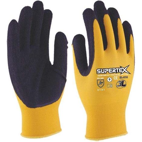 Guante látex nylon Supertex 3L T-9