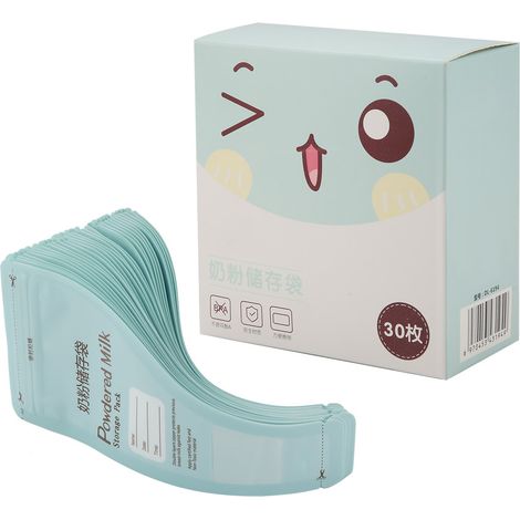 30 Sachets de Conservation pour Lait en Poudre, Poches Jetables pour Nourriture Bébé Portable (1/5)